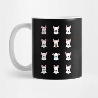 Bull Terrier Emoji Mug